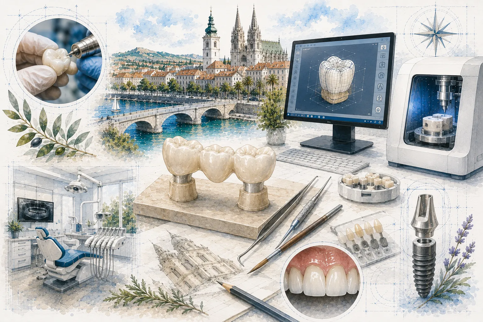 Illustration zu Zahnersatz in Kroatien